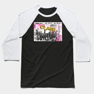 The Clash Out Of Control in London 1984 Baseball T-Shirt